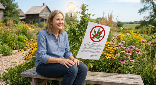 Woman having an idea about the hemp ban