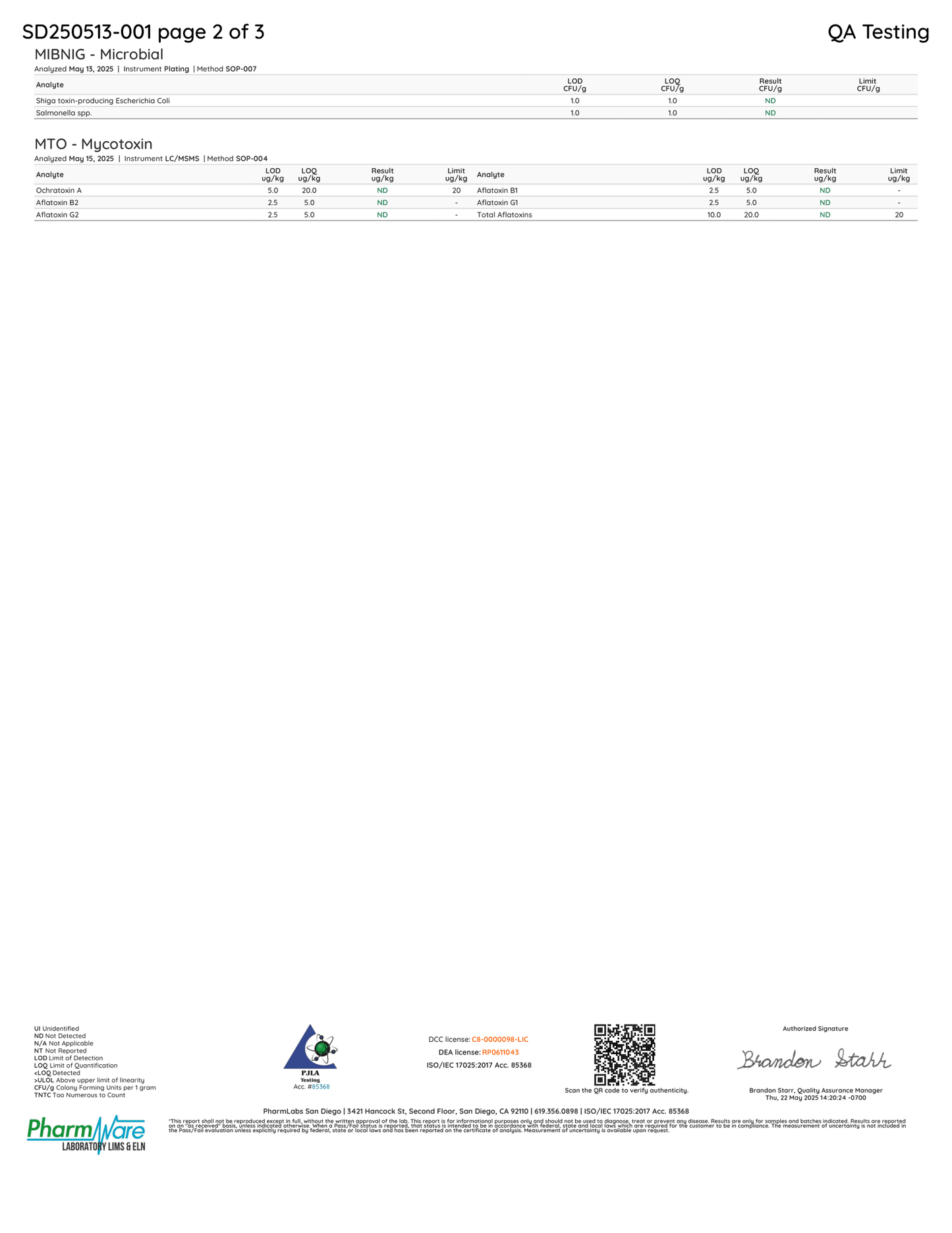 Technical document with text and logos on a white background