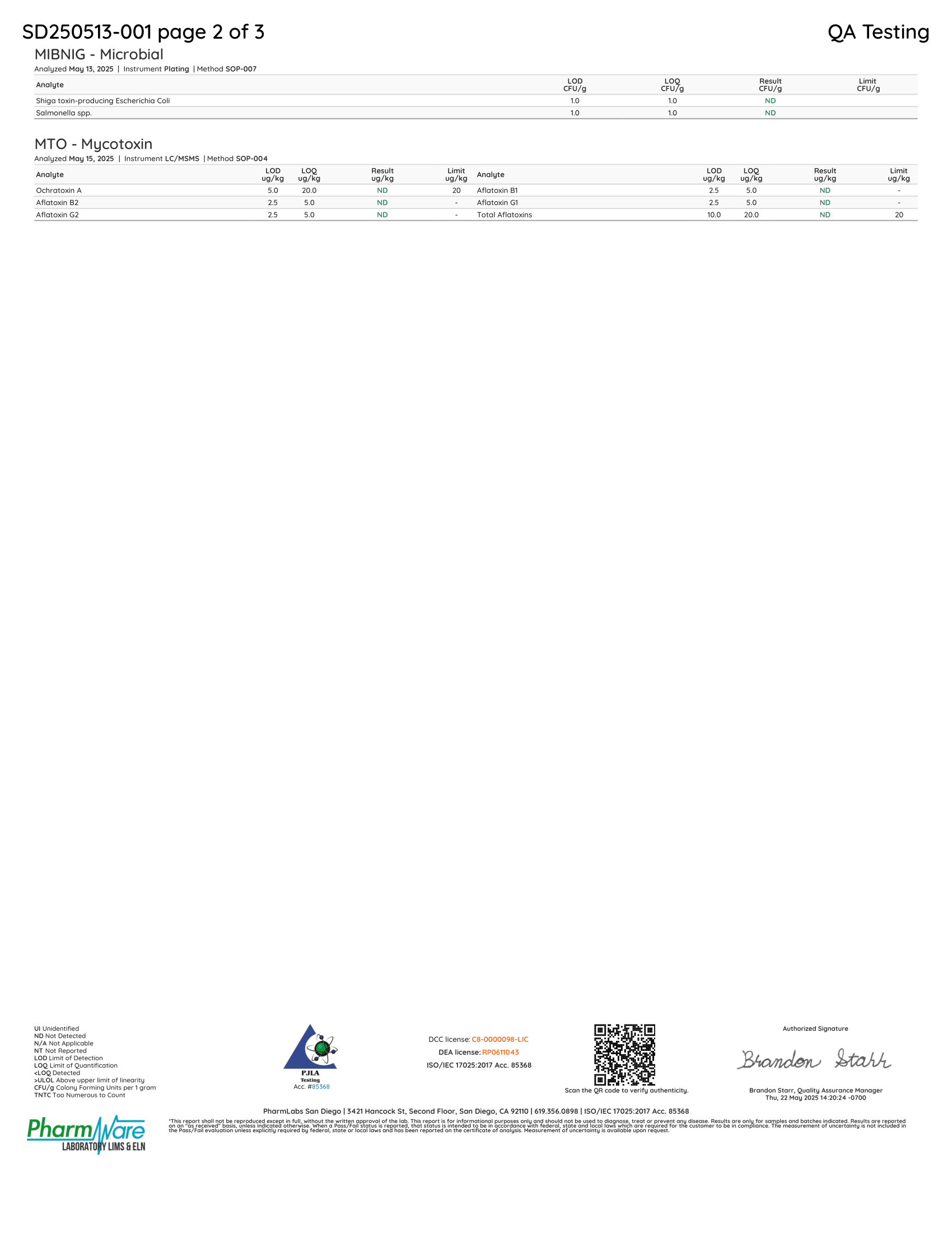 Technical document with text and logos on a white background