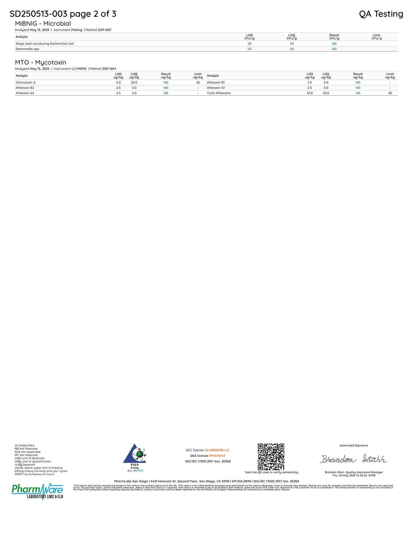 Technical document with text and logos on a white background