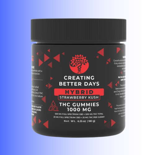 Creating Better Days THC Gummies 100mg