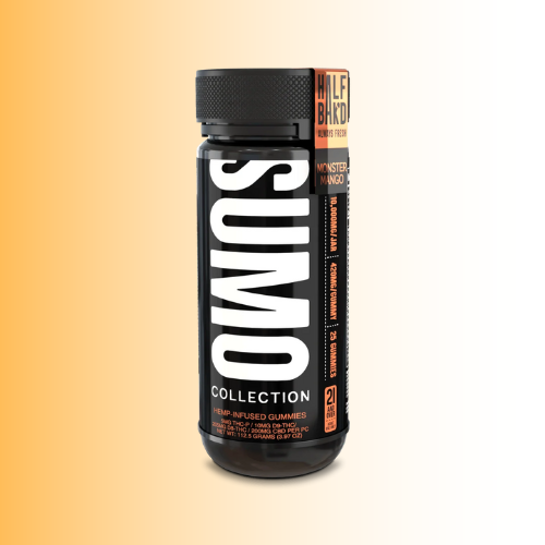 Sumo Collection bottle on a gradient background. For customers in the Kenosha and Racine area