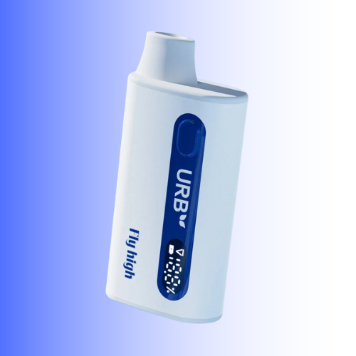 White electronic device with blue accents on a gradient blue background. For customers in the Kenosha and Racine area